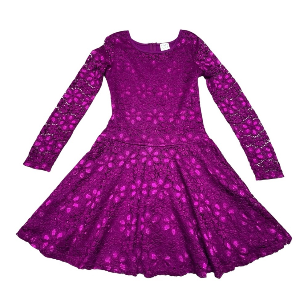Ella Moss Fuchsia Lace Top
